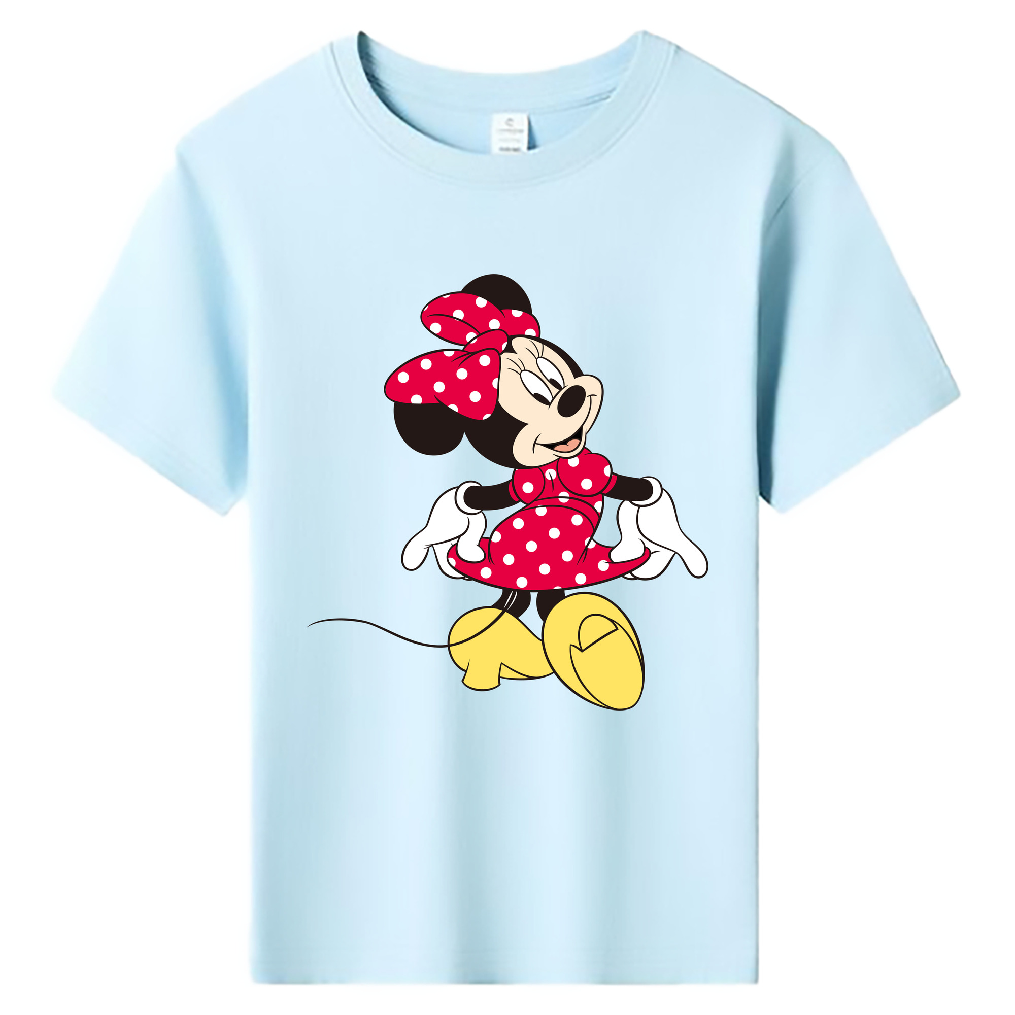 ミッキーマウス Mickey Mouse 綿100％キッズTシャツ（フロントプリント）